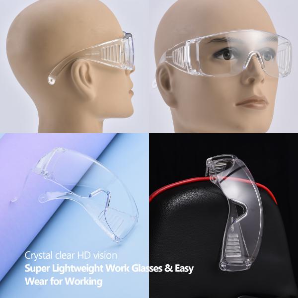 SAFEYEAR SG035 Safety Glasses Goggles Anti Scratch Anti Fog Medical Safety Glasses