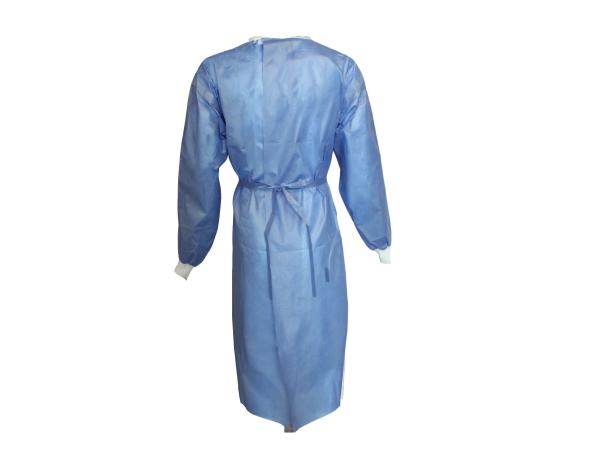 Roupa médica descartável impermeável de AAMI com laço do gancho