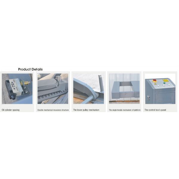 24V 3.5T Small Auto Scissor Lift For Repair Shop 2130mm Car Lifter Machine