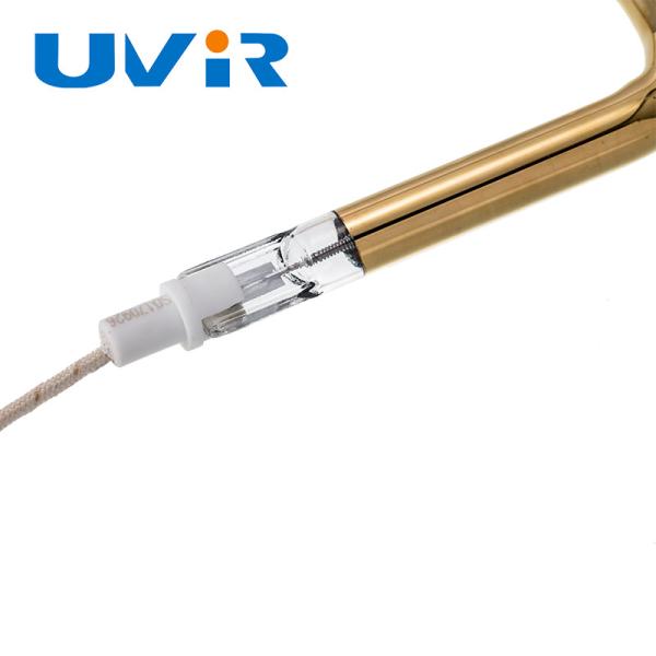 230V 910W U Type Heating Element Tube Gold Reflector Quartz Parts