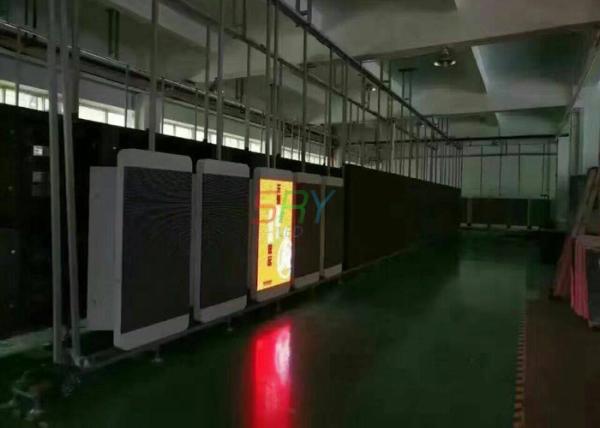 P 5 Lamp Post Outdoor Full Color LED Display Sign HD Waterproof Street Light Flag