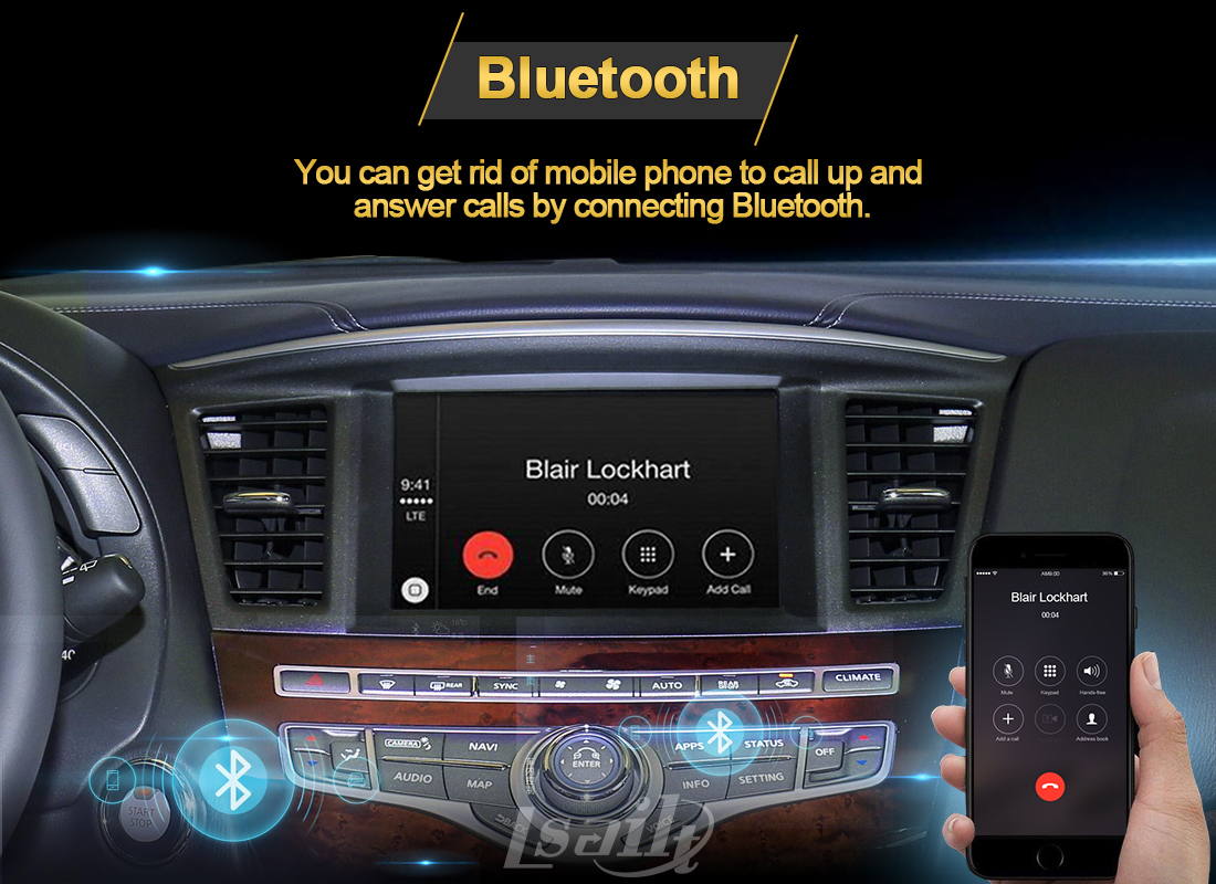 Аудио интерфейс с CarPlay, автомобиль автомобиля андроида 4GB PX6 Nissan Pathfinder андроида, NetFlix для Armada