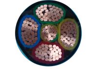 4+1 Core N2XY Unarmoured  XLPE Copper Cable Polypropylene Filler CE IEC VDE