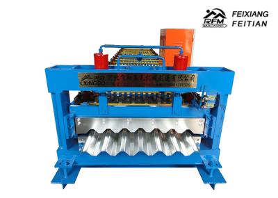 50HZ Roof Tile Making Machine , Trapezoidal Sheet Roll Forming Machine