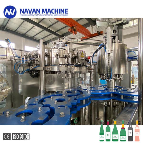 Monoblock Glass Bottle Soad Carbonated Liquor Washing Filling Capping Machine