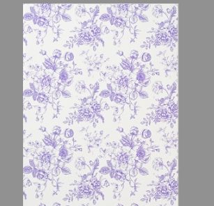 Papier d'emballage de fleurs en papier kraft européen rétro-imprimé