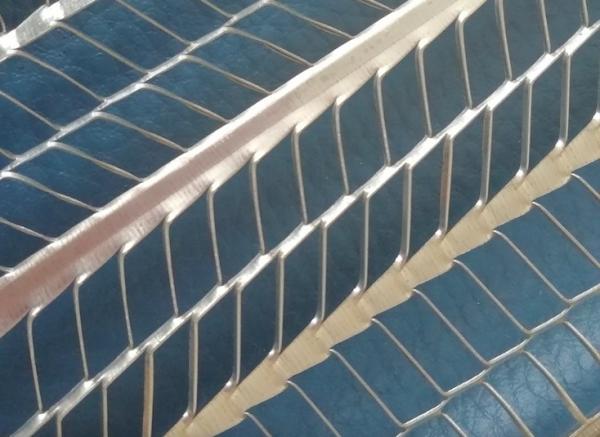 100mm 150mm Distance Rib Lath Sheet 2500 X 600mm Expanded Metal Mesh For Plastering