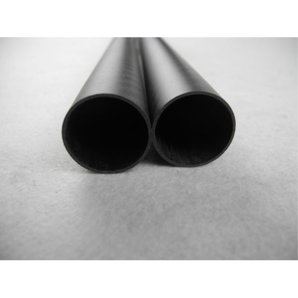( OD)25mm * 23mm(ID) * 500mm matte surface Carbon Fiber Tube for rolling tubing