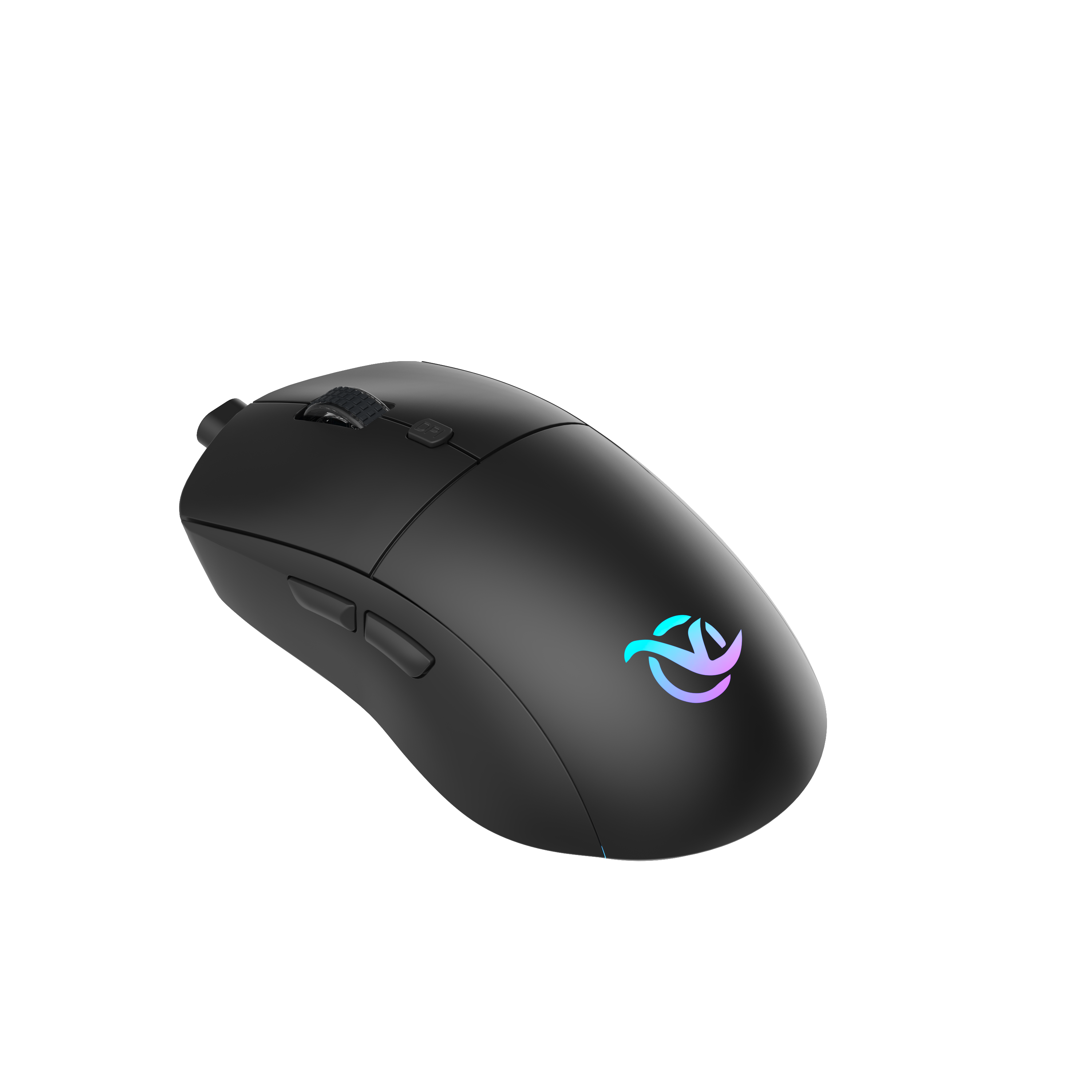 6 Keys Ergonomic Wireless Mouse QX3218 Chip 5 Speed Adjustable DPI Non-illuminated & Breathing Light Optional
