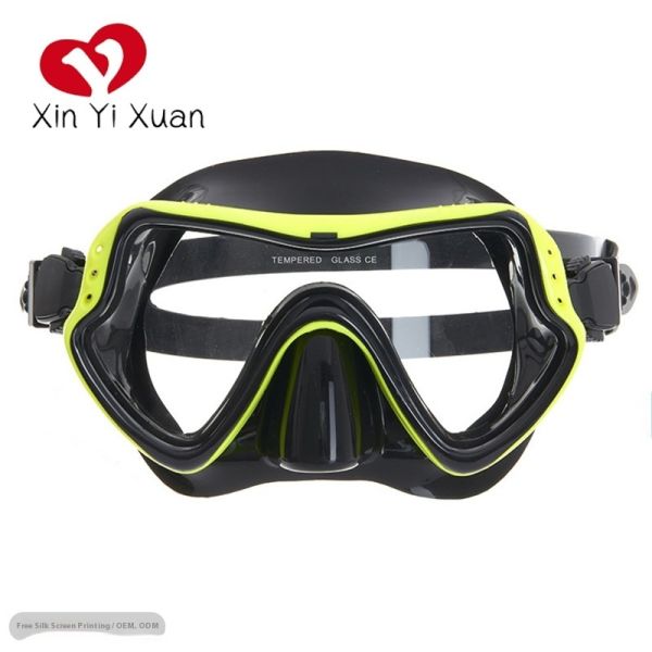 Diving mask Anti-Fog Swimming Snorkel mask Suitable for Adults Scuba Dive Swim Snorkeling Goggles Masks ，The skirt of the mask is made of soft food-grade liquid silicone