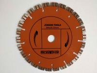 200 Mm Laser Welded Diamond Blade Concrete Saw With Double Turbo Segments