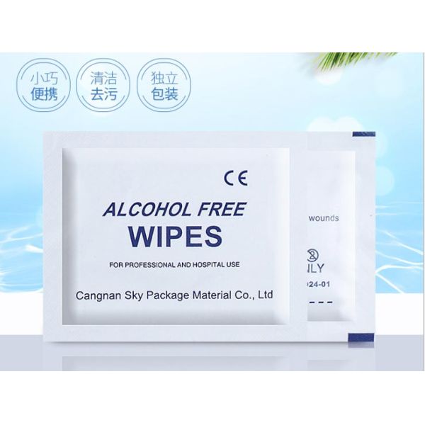 Non Woven Material Disinfection Wet Wipes Alcohol Free Wipes For Daily Necessities
