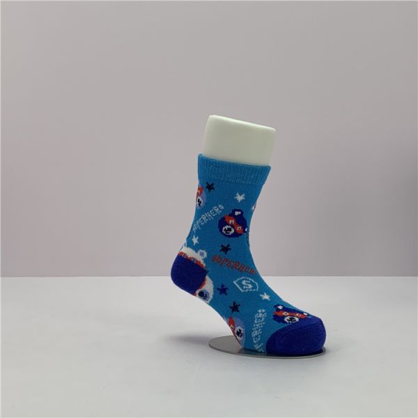 Soft and Comfortable 70%Cotton 28%Polyester 2%Spandex Baby Knit Socks with Cute Design