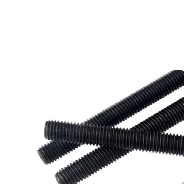 Customized Support Black Zinc Plated Steel Threaded Rods in Metric Measurement System