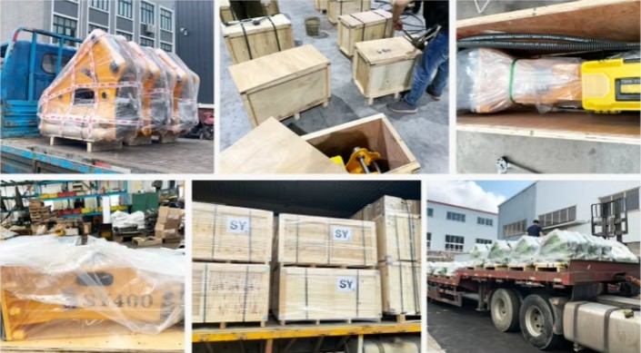 KRUPP TOR23 Construction Parts Hydraulic Hammer Front Head Apply for Repair Shop Hydraulic Breaker Accessories 42 CrMo Front Head