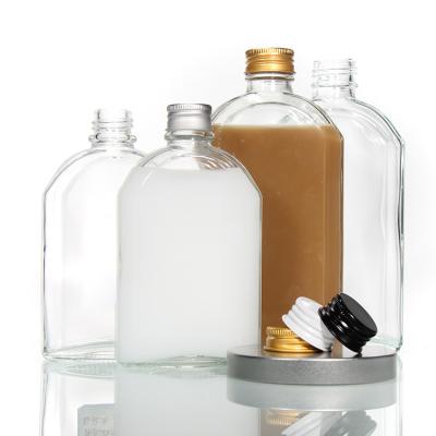 Garrafa de vidro de 500 ml com tampa de alumínio