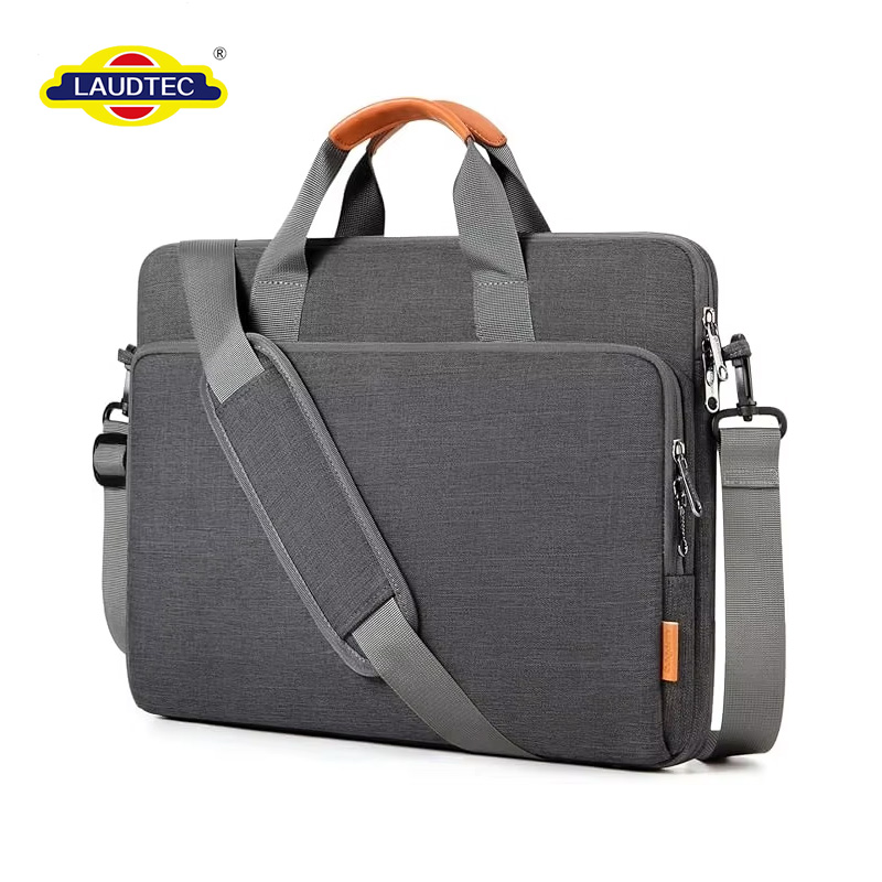 Laptop Computer PC Shoulder Bag Carrying Case Water-Repellent Fabric Briefcase Toploader OEM ODM Wholesale OEM/ODM/Private Label