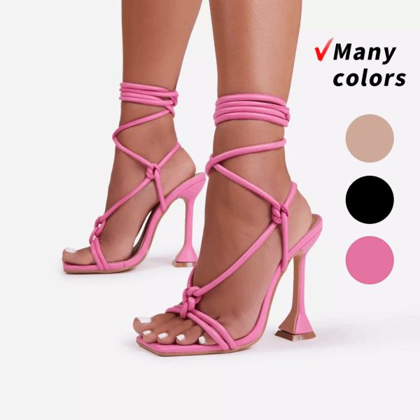 Open Toe Stylish High Heel Sandals For Ladies Dressy Events