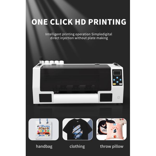 KECAI A3 Single-Head Desktop Flatbed DTF Printer for Clothing Inkjet Costume Logo Graphic Printer