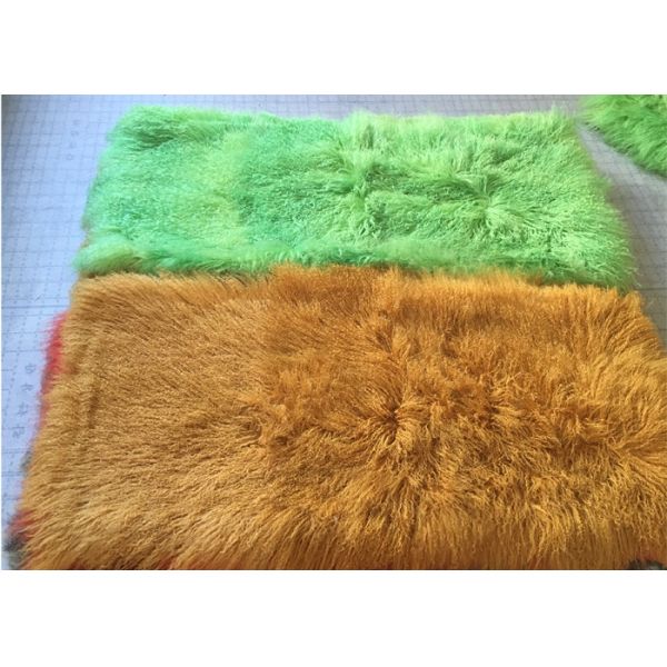 Manta real mullida de la zalea del pelo largo para las fundas de asiento de la cama/del sofá/de la silla