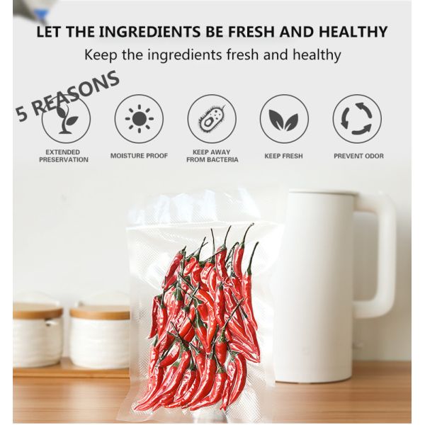 Уплотнитель Rolls вакуума штранг-прессования Co нейлона, сумка вакуума Rolls вкладчика еды 0.18mm