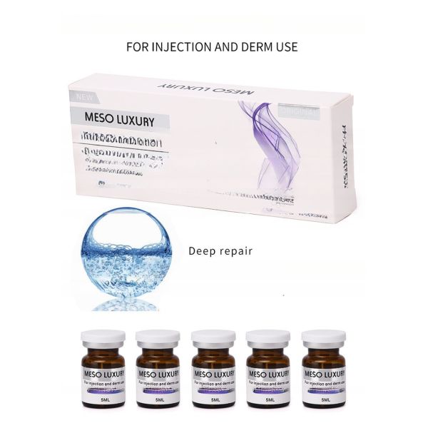 Meso Luxury 5ml Injection Serum Hyaluronic Acid Dermal Filler for Skin Moisturizing Firming