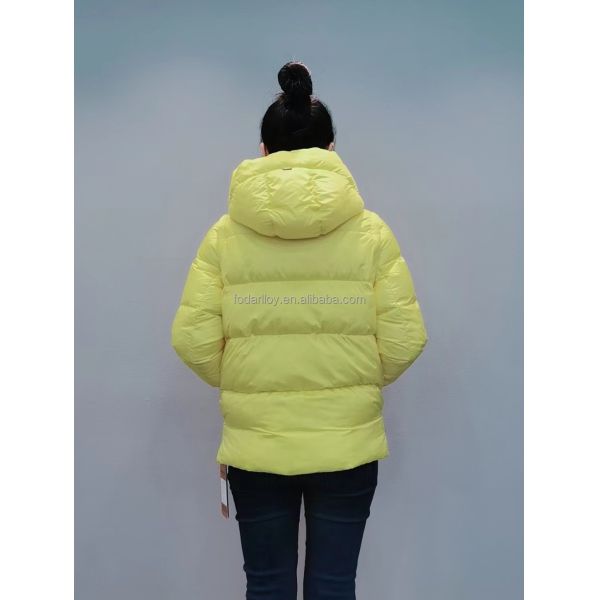 FODARLLOY F21163 Ladies Warm Hooded Cotton-padded Clothes Women Slim Long Winter Jackets Women Coats