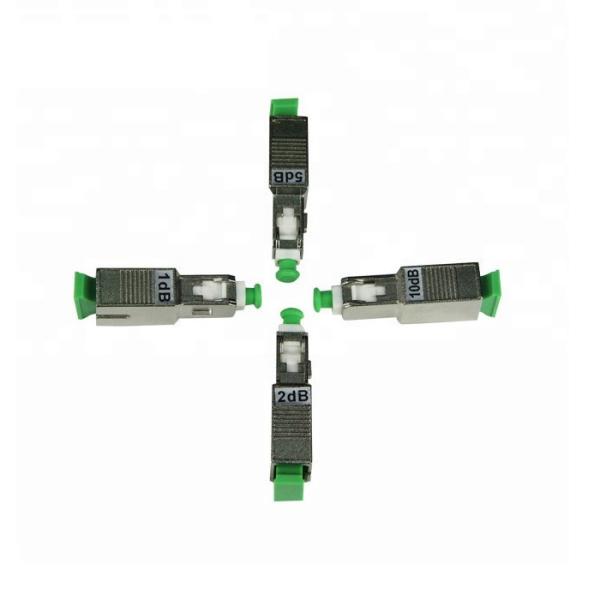 Male To Female Single Mode SC APC 30dB Fiber Optic Attenuator