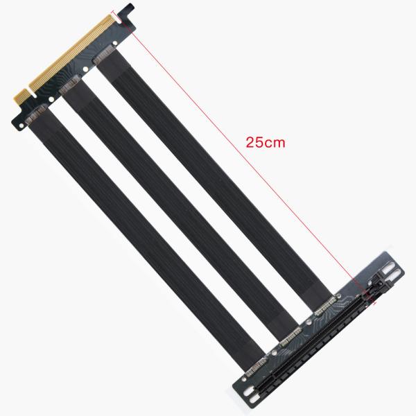 PCI-Express Riser Cable High Speed Extension Cable to Graphics Card Adapter 25cm PCIE 3.0 16X 90 270 Degrees