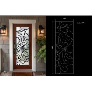 Современная технология Джамб ранга пятна 2264 дюймов чугунный стеклянный немедленный иконический