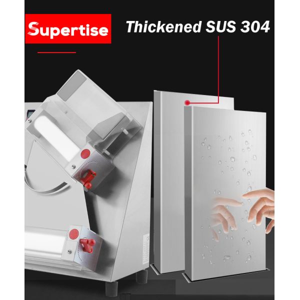 Pizza Dough Press Machine / Pizza Dough Roller Machine 480*560*700mm