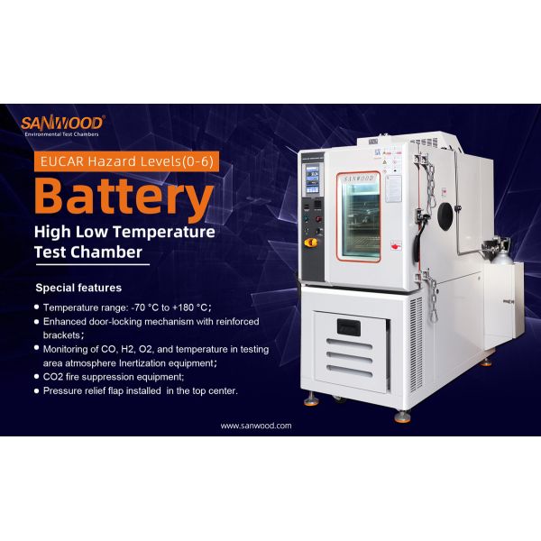 Sanwood Battery Explosion-proof Environmental Chamber HL6 Temperature Climate Chamber for Energy Storage System Test