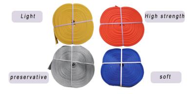 Padrão liso durável do rolo EN1492-1 do Webbing do poliéster resistente à corrosão
