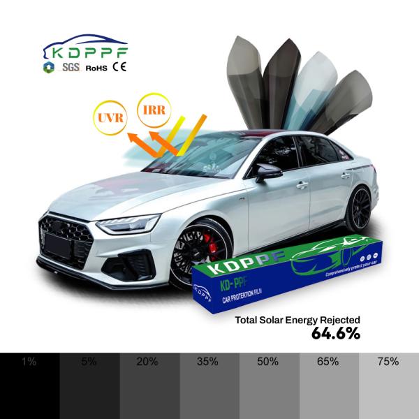 Top Quality Auto Car Tinted Film Easy to Install UV Proof Adhesive Window Tinting Film