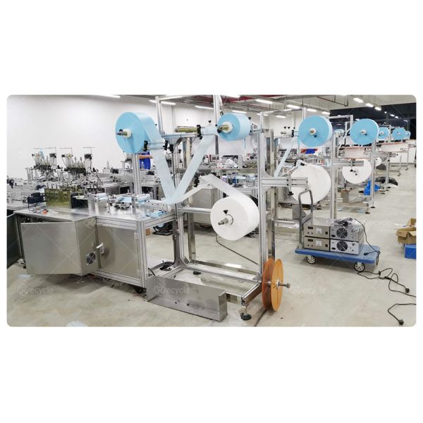 Full Automatic Nonwoven Fabric Ear Tape Face Mask Machine for Disposable Elastic Masks