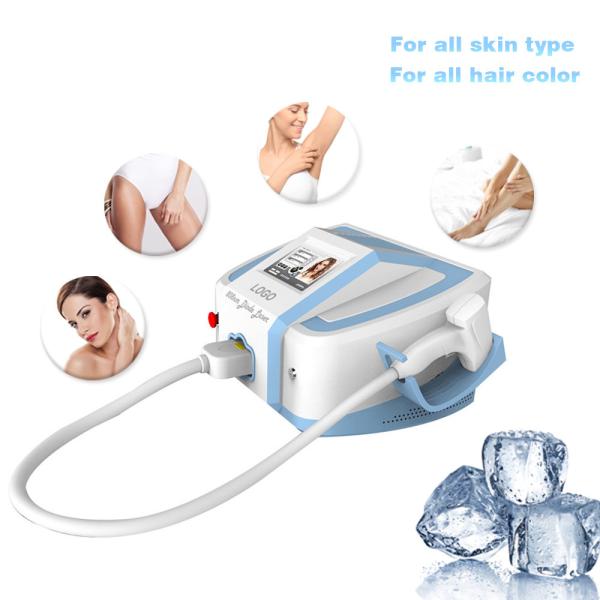 600watt 808nm Diode Laser Hair Removal Machine 120J/Cm2 For Permanent Head 10Hz