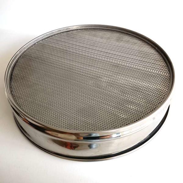 350mm 400mm Diameter Stainless Steel Sieve Perforated Grains For One Kilogram
