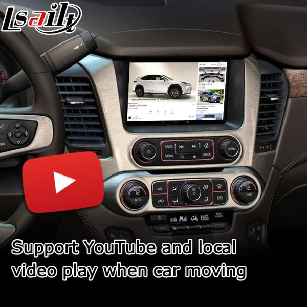 Интерфейс Carplay для игры youtube интерфейса андроида GMC Юкона Denali автоматической Lsailt Navihome