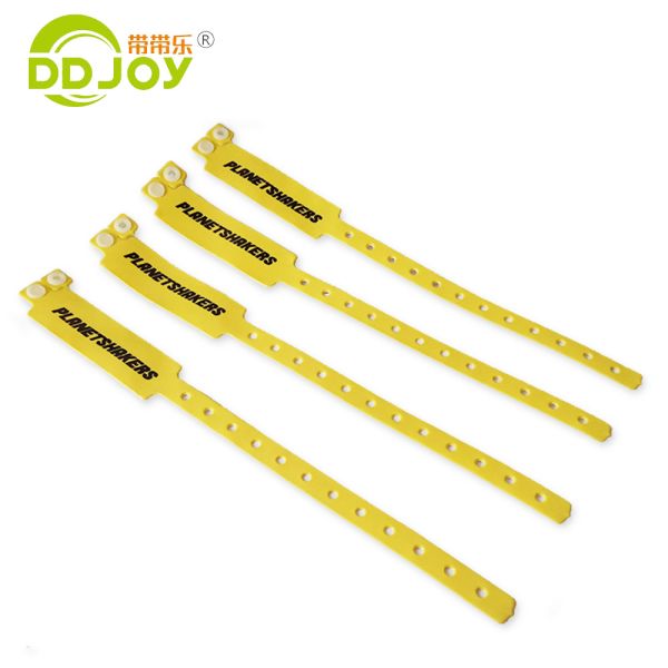 Disposable Event Party Festival Soft Vinyl Comfortable Eco-Friendly PVC Wristband