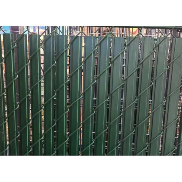 Weave Plastic Garden Chain Link Fence  Privacy Tape With Bracket For Balcony