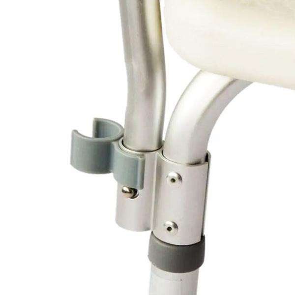 Résistant à la rouille fauteuil de douche pour handicapés de 100 kg fauteuil de salle de bain compact