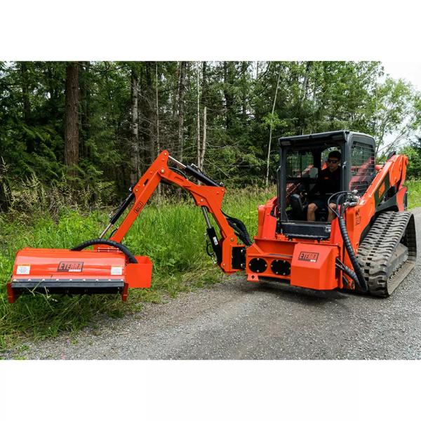 Nuevo Naranja/Negro Q355B Mecánico Mecánico_Grapple_Claw con anchos de corte variables Certificado CE
