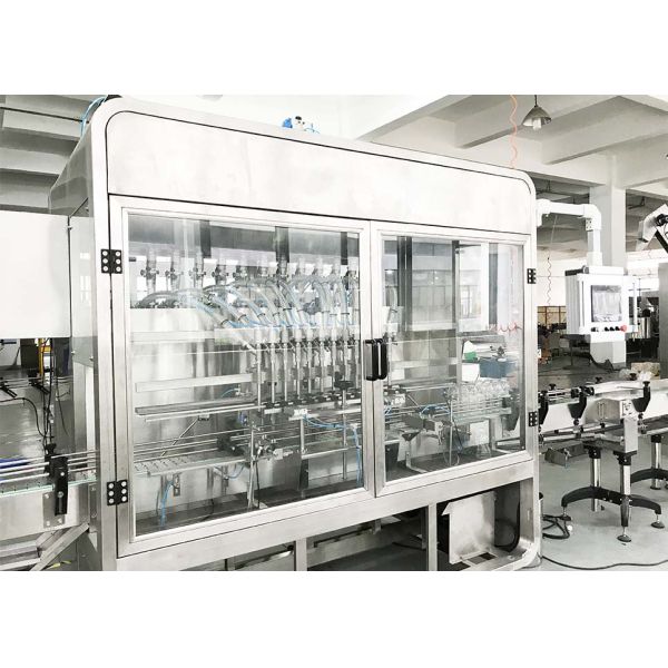 Машина завалки пищевого масла 10 сопл, оборудование 0.5-5L 3000 B/H съестного постного масла разливая по бутылкам