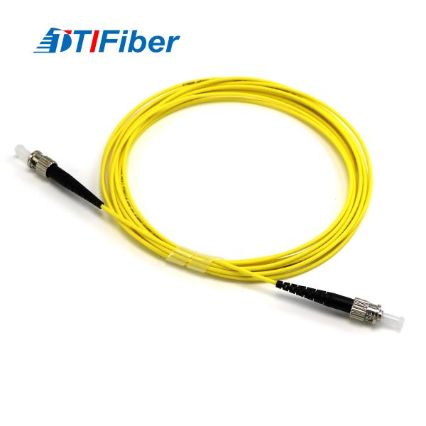 FTTH Use ST-ST Single Mode Simplex Fiber Optic Patch Cord Cable All Lengths Available
