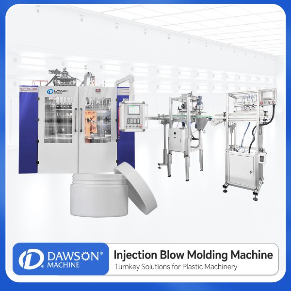 Single Station Five Die Head Extrusion Blow Molding Machine for Wide Mouth HDPE Canisters