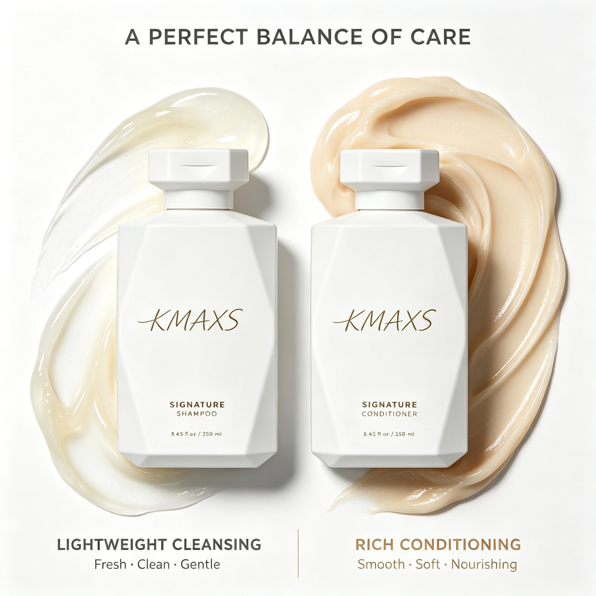 Hydrating Shampoo Conditioner Set Sulfate Free Frizz Control Hair Care Duo