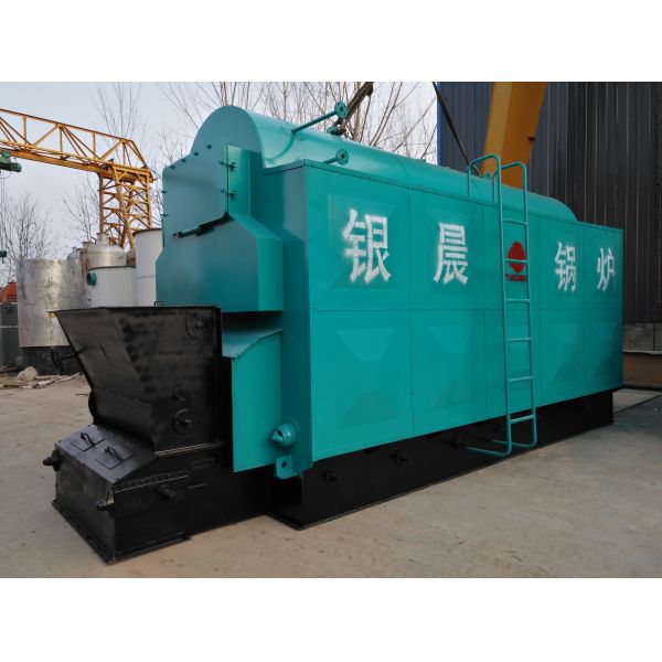 Chain Grate Coal Fired Steam Boiler , Wood Industrial Biomass Boiler