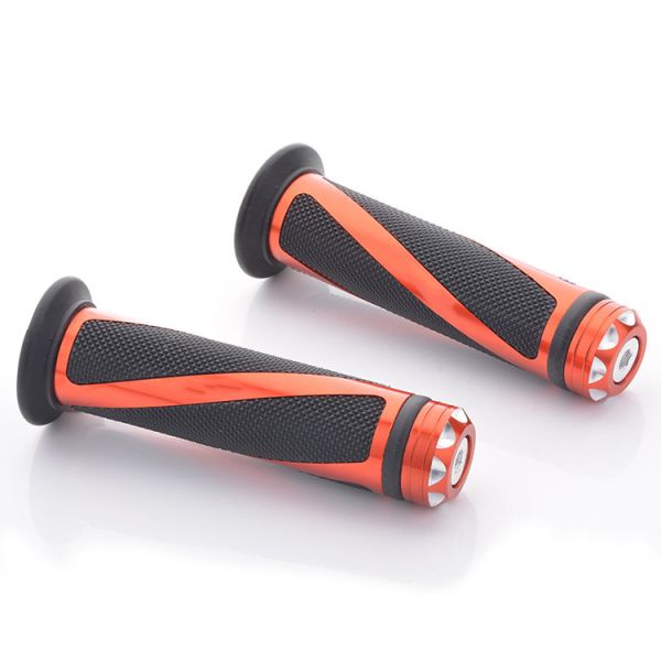 22mm Universal Motorcycle Handle Grip for Harley Custom Modification Sample in Orange