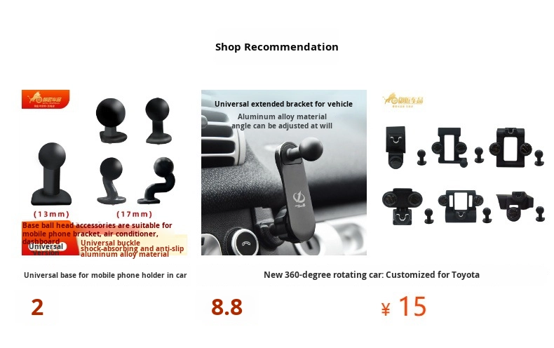 For Universal ABS Car Navigation Holder with Air Vent Gravity Phone Mount Accessory for Lexus Vehicles