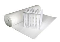 Tela não tecida branca 50gsm do polipropileno ISO9001 F9 para purificador do ar
